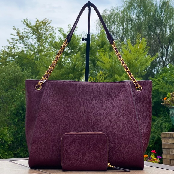 NWT Tory Burch Britten Tote & Wallet Set - Picture 2 of 6